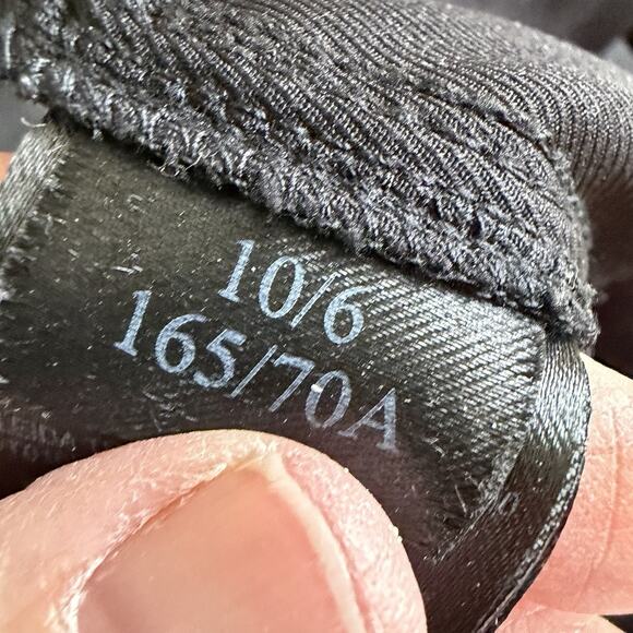 ALLSAINTS Aleida Trouser Pants Pull On Cropped Tapered Black Size 6 - Picture 8 of 11